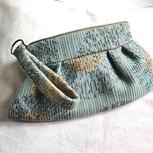 Maruca Woven Fabric Wristlet